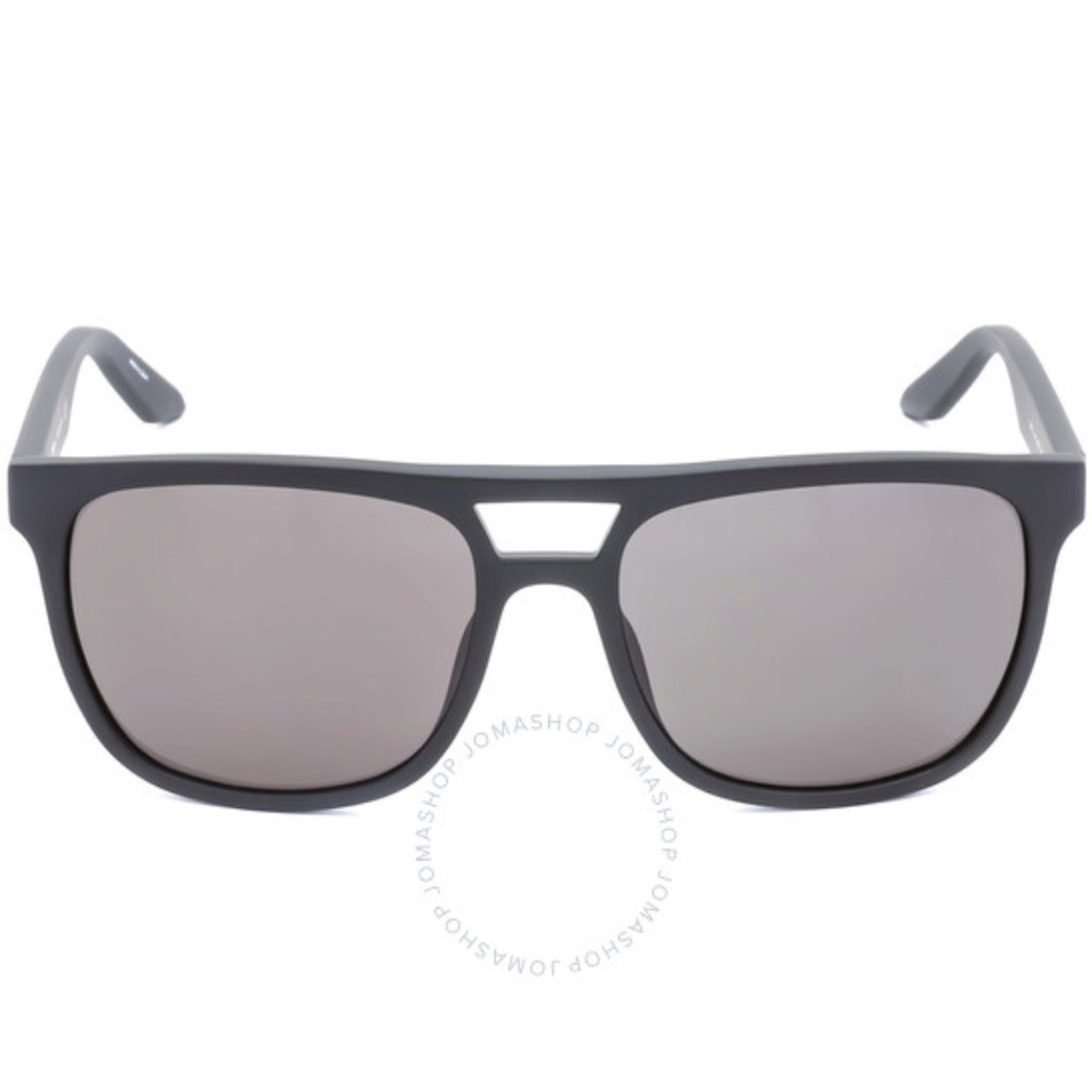 Dragon Men's Matte Black Rectangular Sunglasses